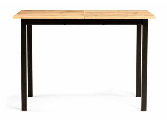 Деревянный стол Аркон 110(130)х68х75 дуб вотан / черный в Кургане