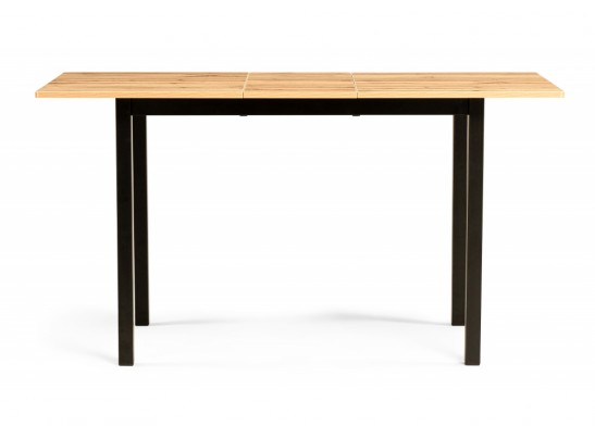 Деревянный стол Аркон 110(130)х68х75 дуб вотан / черный в Кургане