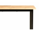 Деревянный стол Аркон 110(130)х68х75 дуб вотан / черный в Кургане