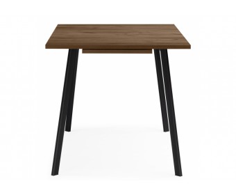 Деревянный стол Кортни 117 (157) x 77 дуб крафт табачный / черный матовый