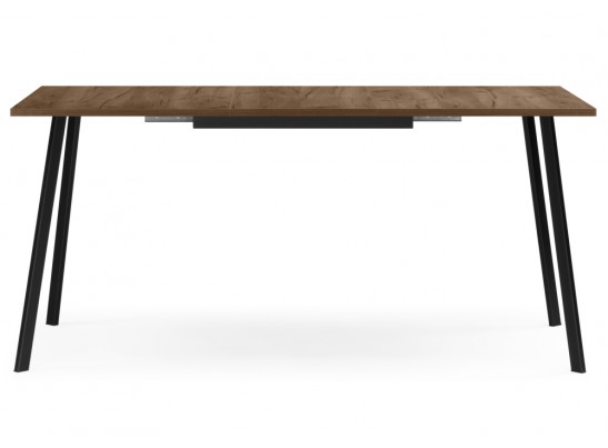Деревянный стол Кортни 117 (157) x 77 дуб крафт табачный / черный матовый в Кургане