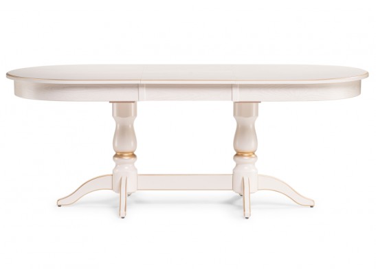 Деревянный стол Красидиано 150 слоновая кость / золото в Кургане