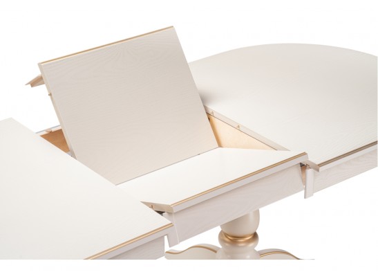 Деревянный стол Красидиано 150 слоновая кость / золото в Кургане