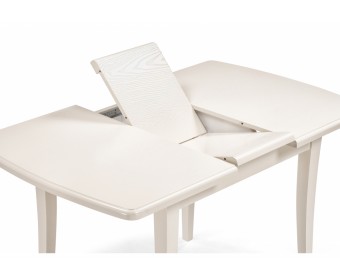 Деревянный стол Цизеан 100(132)х79х75 прямоугольный слоновая кость