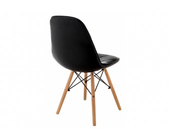 Деревянный стул Kvadro 1 black / wood