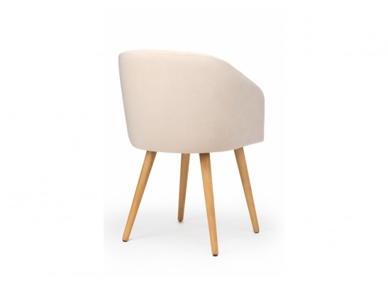 Деревянный стул Монер бежевый (glory 03) / светлое дерево в Кургане