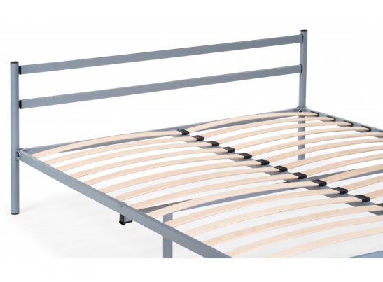 Двуспальная кровать Фади 160х200 серая в Кургане