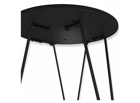 Кофейный столик SHT-CT27 черный глянец / черный муар в Кургане