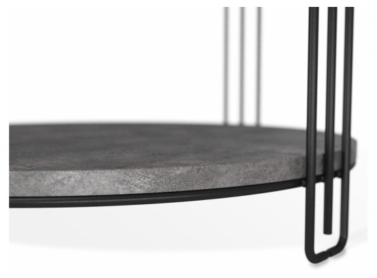 Кофейный столик SHT-CT32 мокрый асфальт / черный муар в Кургане