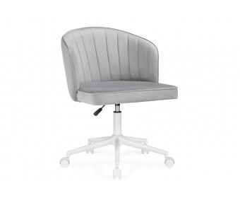 Компьютерное кресло Дэни светло-серый / белый