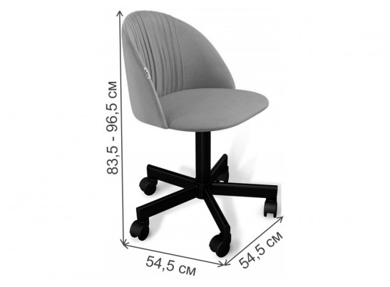 Компьютерное кресло SHT-ST35-1/S120M угольно-серое / черный муар в Кургане