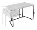 Компьютерный стол Desk черный в Кургане