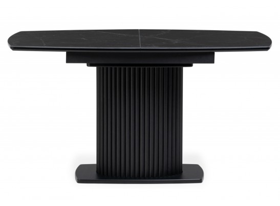 Обеденная группа Амаиа черный мрамор / черный / серый в Кургане