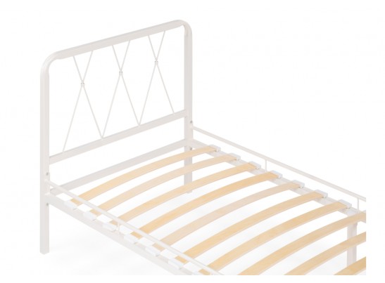 Односпальная кровать Иоханна 18 90х200 белая в Кургане