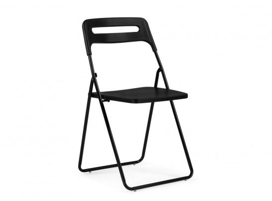 Пластиковый стул Fold складной black в Кургане