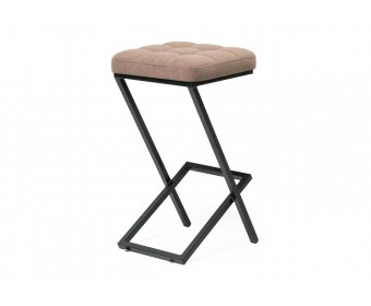 Полубарный стул Амаури катания корица / черный матовый