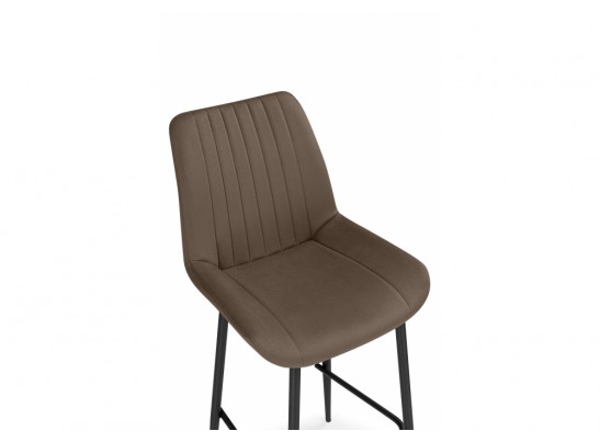 Полубарный стул Седа 360 коричневый (zd 233) / черный в Кургане