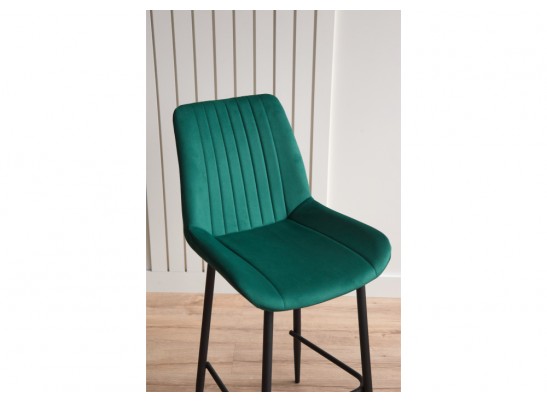 Полубарный стул Седа 360 зеленый (zd 667) / черный в Кургане
