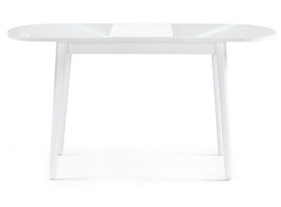 Стеклянный стол Клэйтон белый / белый в Кургане