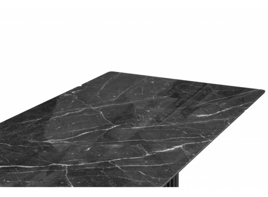 Стеклянный стол Мален 240x110 дарк / черный в Кургане
