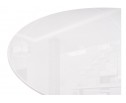 Стеклянный стол Rock 80х75 white / black в Кургане