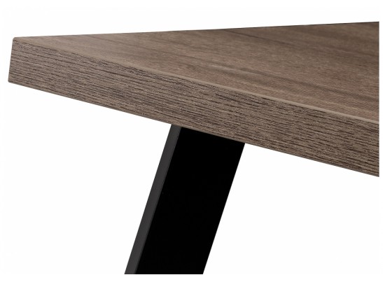 Стол Секстант дуб велингтон / черный матовый в Кургане