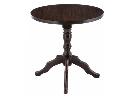 Стол Вилмар с глянцевой столешницей темное дерево в Кургане