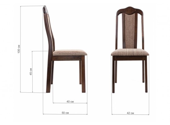 Стул деревянный Aron Soft dirty oak / beige в Кургане