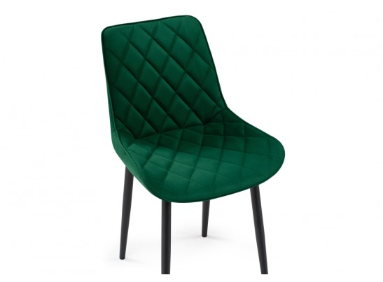 Стул на металлокаркасе Баодин Б/К зеленый / черный в Кургане