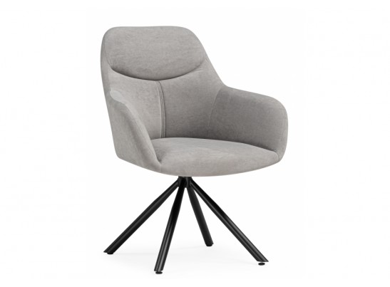 Стул на металлокаркасе Бартон 2 ткань мадера 22 / черный матовый в Кургане