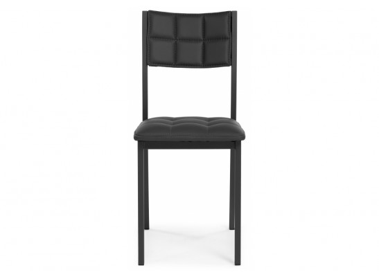 Стул на металлокаркасе Бекал черный / черный матовый в Кургане