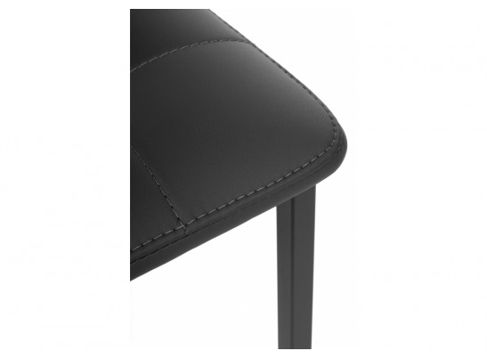 Стул на металлокаркасе Бекал черный / черный матовый в Кургане