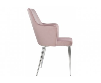 Стул на металлокаркасе Benza purple fabric