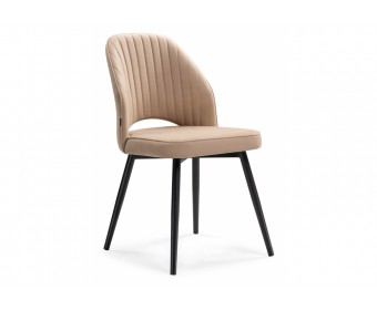 Стул на металлокаркасе Брейния velutto 05 / черный