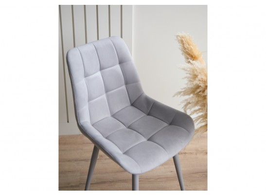 Стул на металлокаркасе Челси 360 К светло-серый (zd 960) / серый в Кургане