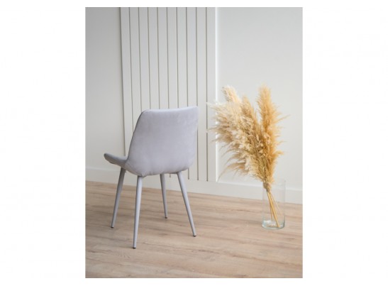 Стул на металлокаркасе Челси 360 К светло-серый (zd 960) / серый в Кургане