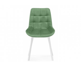 Стул на металлокаркасе Челси 360 П фисташковый (zd 651) / белый