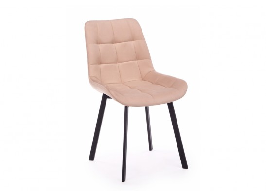 Стул на металлокаркасе Челси П бежевый (zd 210) / черный в Кургане