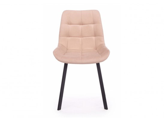 Стул на металлокаркасе Челси П бежевый (zd 210) / черный в Кургане