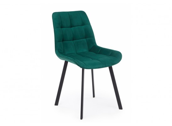 Стул на металлокаркасе Челси П зеленый (zd 667) / черный в Кургане