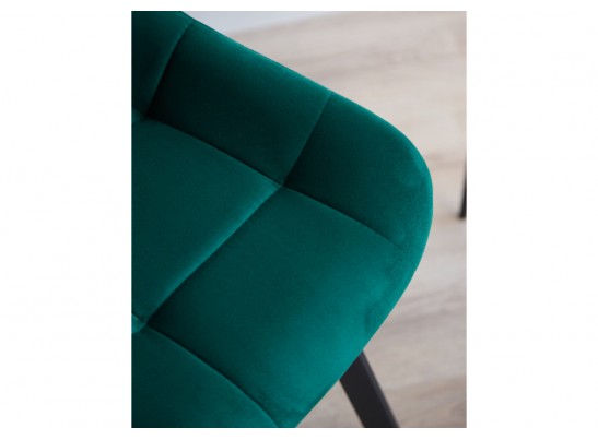 Стул на металлокаркасе Челси П зеленый (zd 667) / черный в Кургане