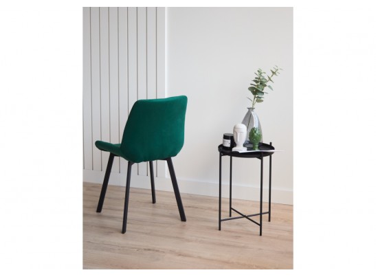 Стул на металлокаркасе Челси П зеленый (zd 667) / черный в Кургане