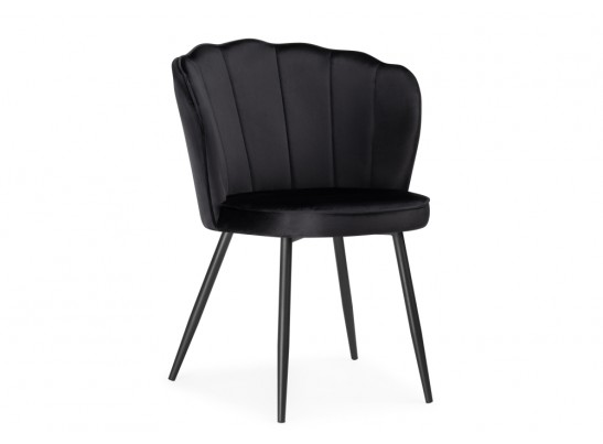 Стул на металлокаркасе Coral black в Кургане