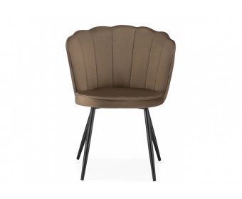 Стул на металлокаркасе Coral сappuccino / black