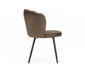 Стул на металлокаркасе Coral сappuccino / black