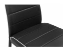 Стул на металлокаркасе DC2-001 black / white в Кургане