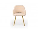 Стул на металлокаркасе Эолин 360 бежевый (glory 03) / золотой в Кургане