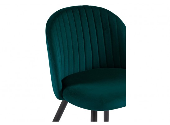 Стул на металлокаркасе Gabi 1 green / black в Кургане