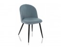 Стул на металлокаркасе Gabi 1 light blue / black в Кургане