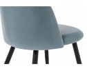 Стул на металлокаркасе Gabi 1 light blue / black в Кургане